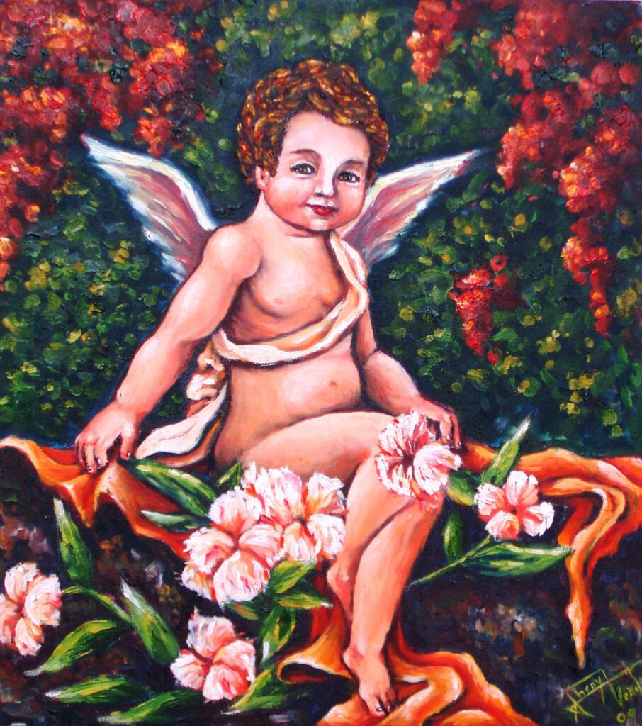 Cupido Entre Flores
