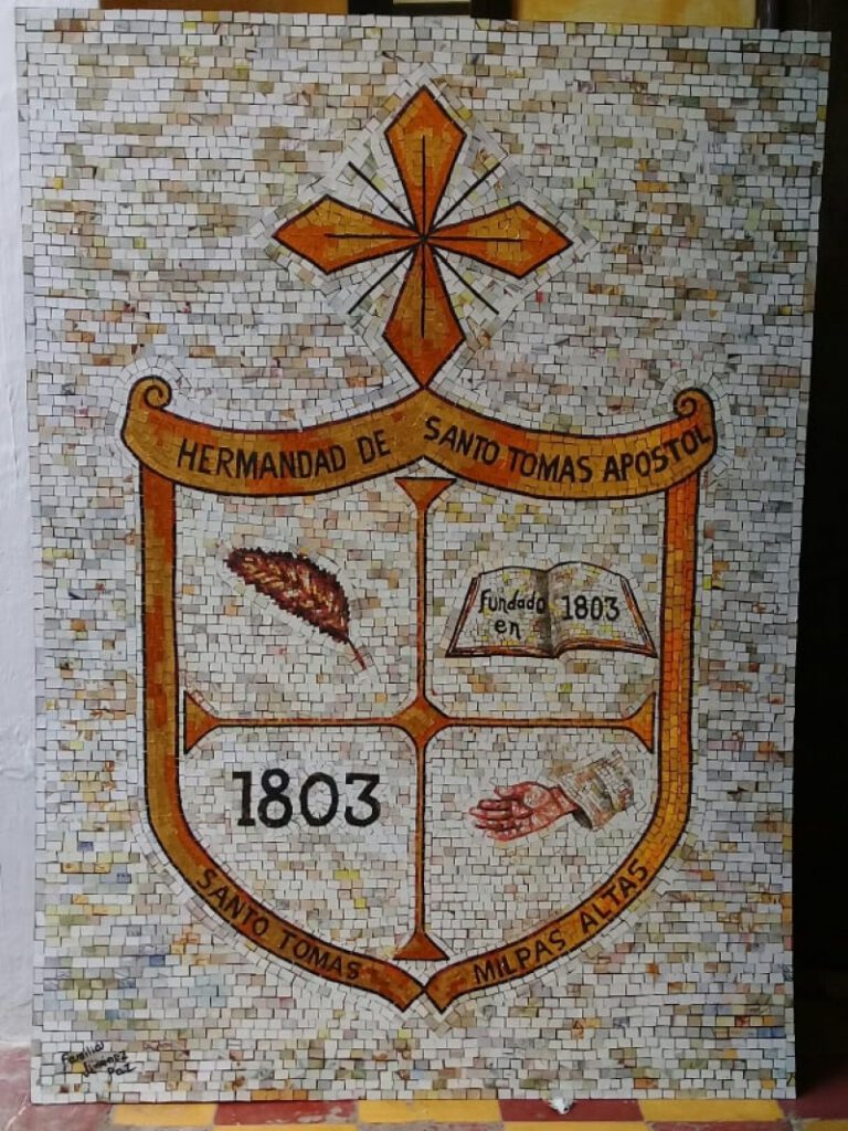 Escudo Hermandad de Santo Tomas Milpas Altas, Sacatepéquez
