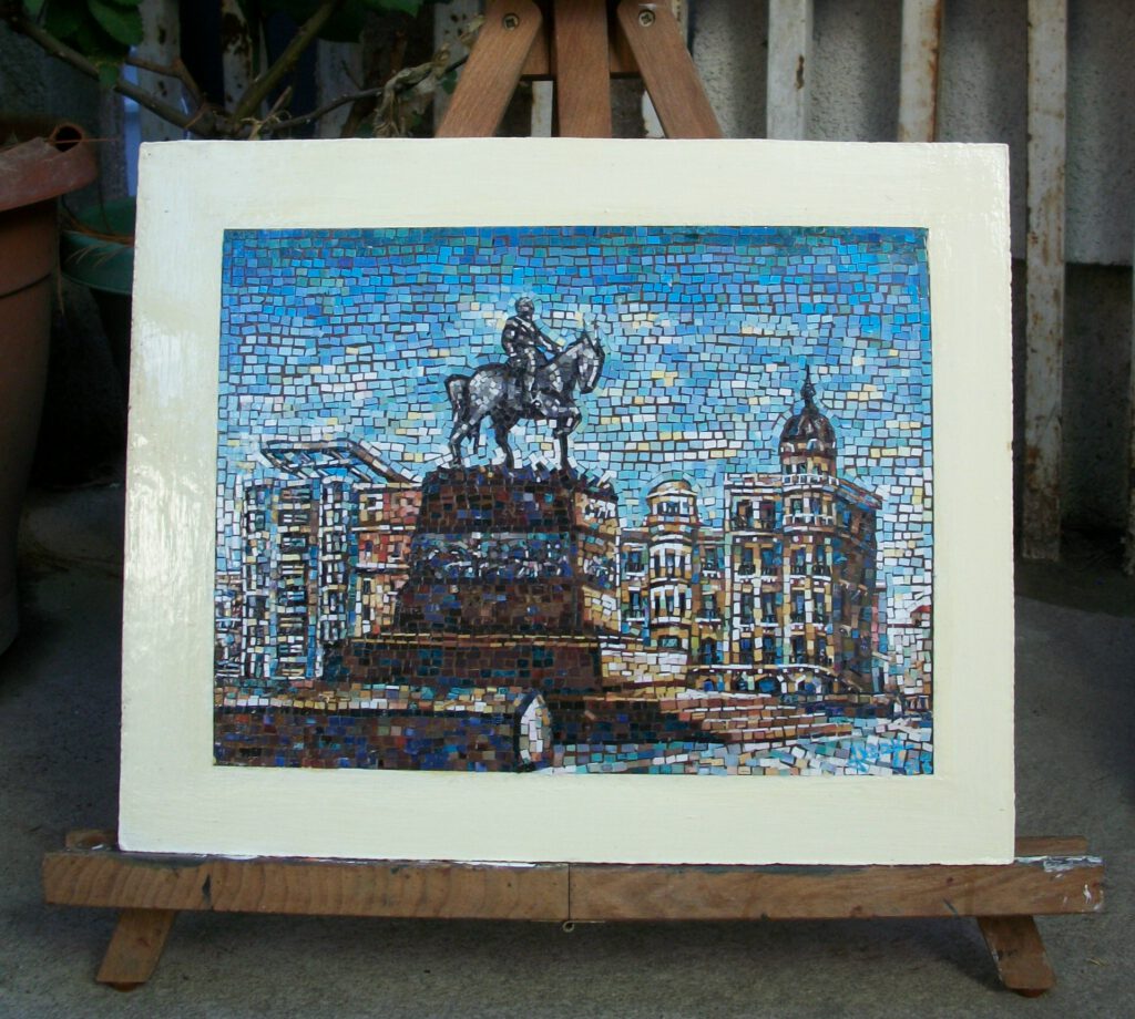 Monumento a Gervacio Artigas en Plaza Independencia, Montevideo Uruguay