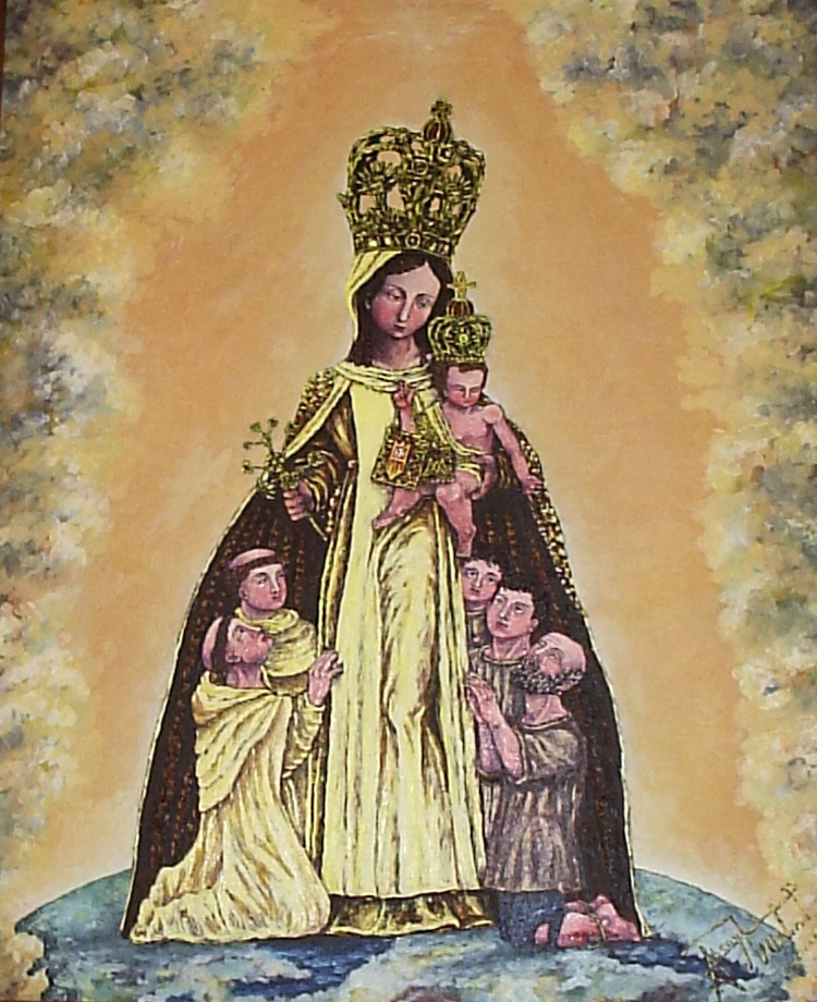Virgen Mercedaria y Cautivos